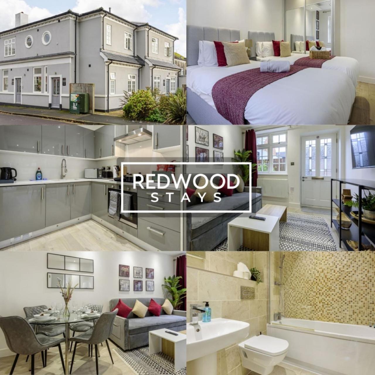 1 Bed 1 Bath Town Center Apartments For Corporates & Contractors, Wifi, Netflix And Parking On Selected Units By Redwood Stays Aldershot Exterior foto