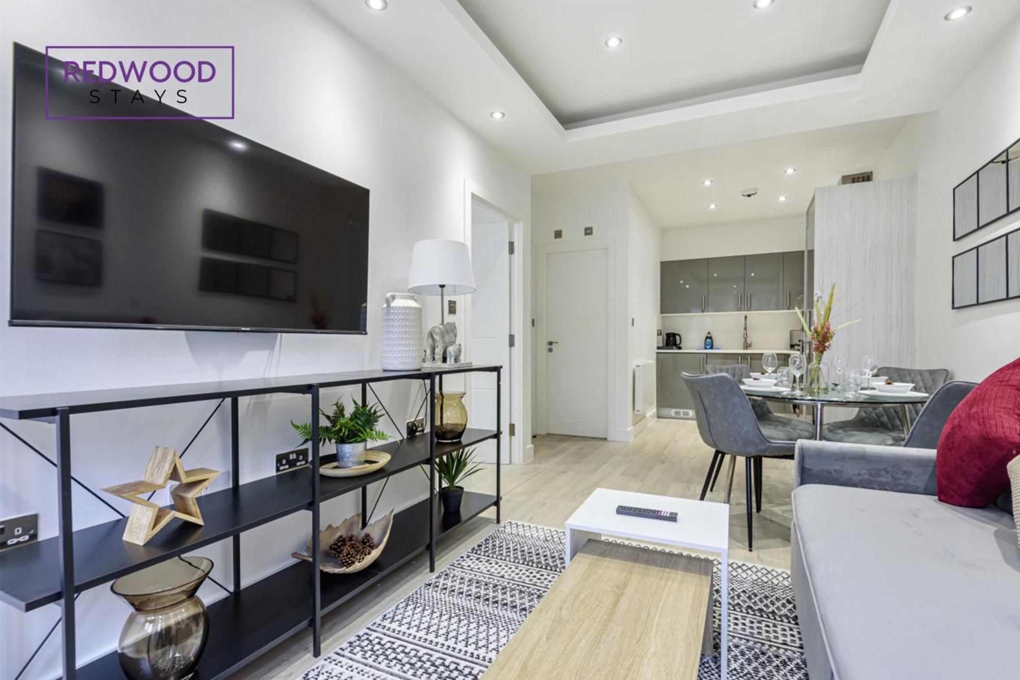 1 Bed 1 Bath Town Center Apartments For Corporates & Contractors, Wifi, Netflix And Parking On Selected Units By Redwood Stays Aldershot Exterior foto